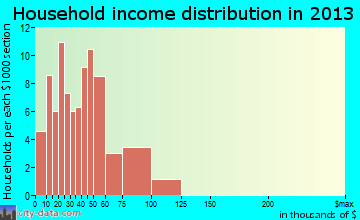 Demorest household income distribution