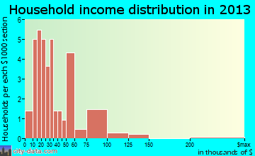 Little York household income distribution