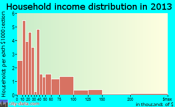 Patoka household income distribution