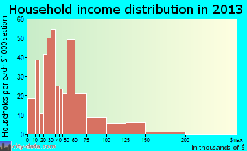 Posen household income distribution