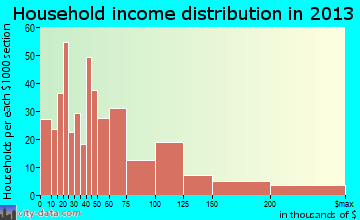 Savoy household income distribution