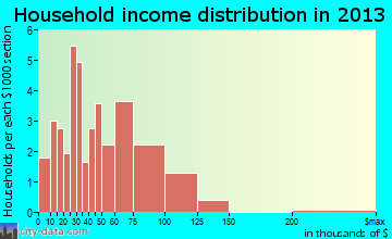 Buckley household income distribution