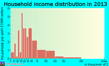 Camargo household income distribution