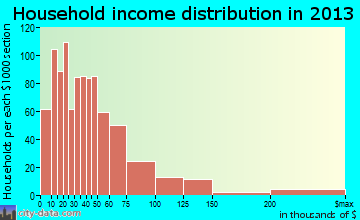 Effingham household income distribution