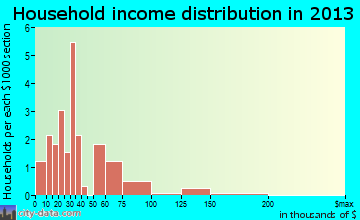 Manokotak household income distribution