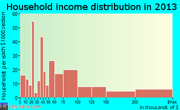 Indian Head Park household income distribution