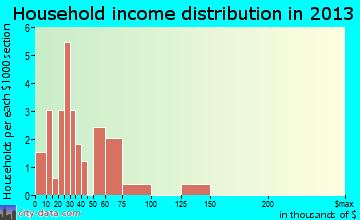 Decker household income distribution