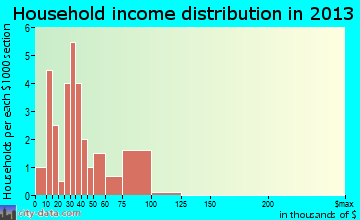 Macy household income distribution