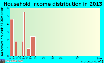 Platinum household income distribution