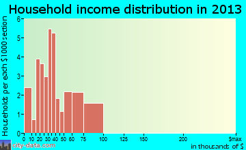 Medaryville household income distribution