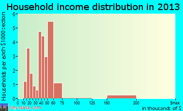 Newpoint household income distribution