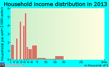 Spurgeon household income distribution
