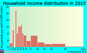 Park View household income distribution