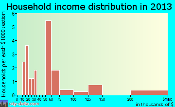Seldovia Village household income distribution