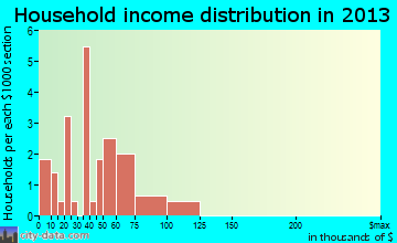 Randolph household income distribution