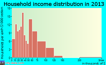 Remsen household income distribution