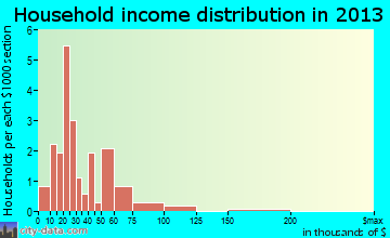 Rippey household income distribution