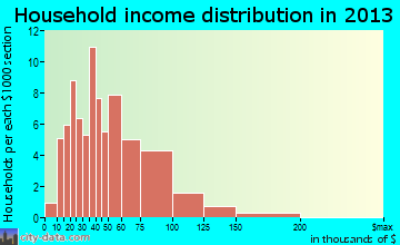 Wellman household income distribution