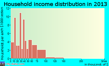 Williams household income distribution