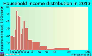 Winterset household income distribution