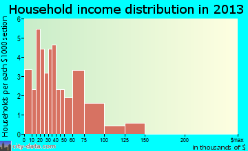Agency household income distribution