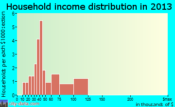Hornick household income distribution