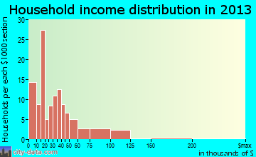Lamoni household income distribution