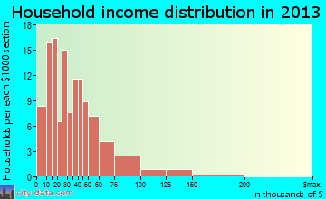 Horton household income distribution