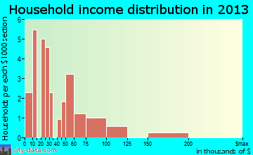 Ford household income distribution