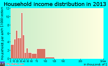 Chase household income distribution