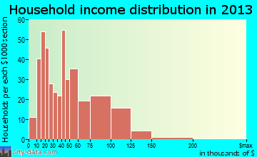 Bonner Springs household income distribution