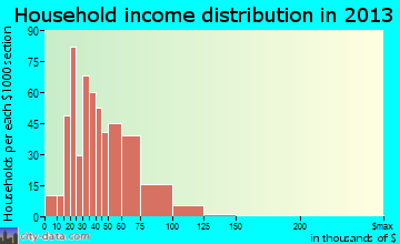Elsmere household income distribution