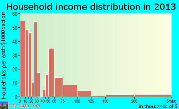 Paintsville household income distribution