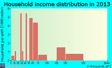 Pippa Passes household income distribution