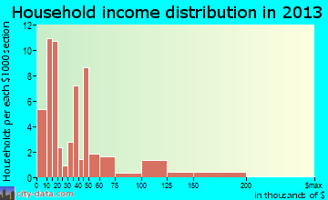Patagonia household income distribution