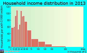 Payson household income distribution