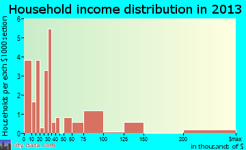 Angie household income distribution