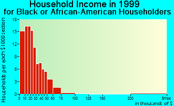 Dadeville household income for Black or African American householders