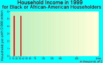 Falkner household income for Black or African American householders