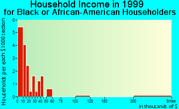 Prentiss household income for Black or African American householders