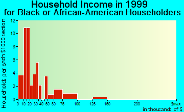 Amsterdam household income for Black or African American householders