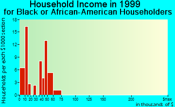 Oxford household income for Black or African American householders