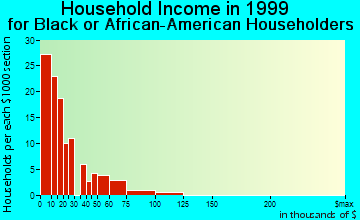 West Mifflin household income for Black or African American householders