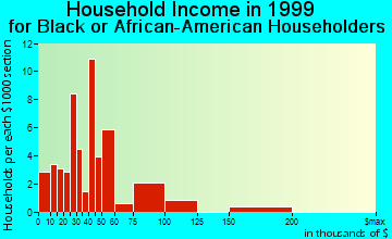 Stanton household income for Black or African American householders