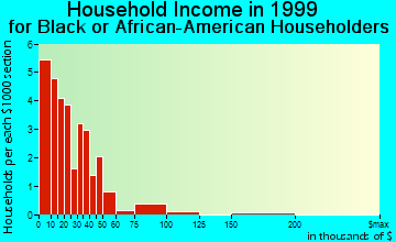 Archer household income for Black or African American householders