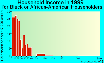 Avon Park household income for Black or African American householders