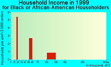 Plantation Mobile Home Park household income for Black or African American householders