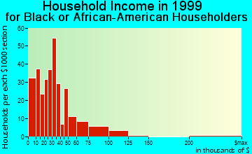 Port Charlotte household income for Black or African American householders
