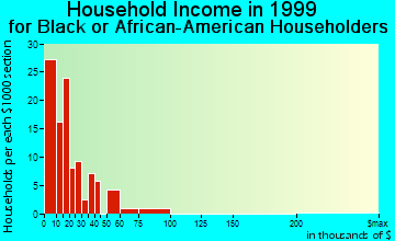 Brundidge household income for Black or African American householders
