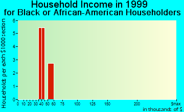 King Salmon household income for Black or African American householders
